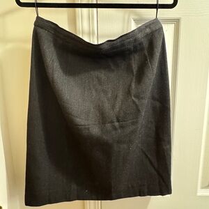 Carmen Marc Valvo Charcoal Pencil Skirt